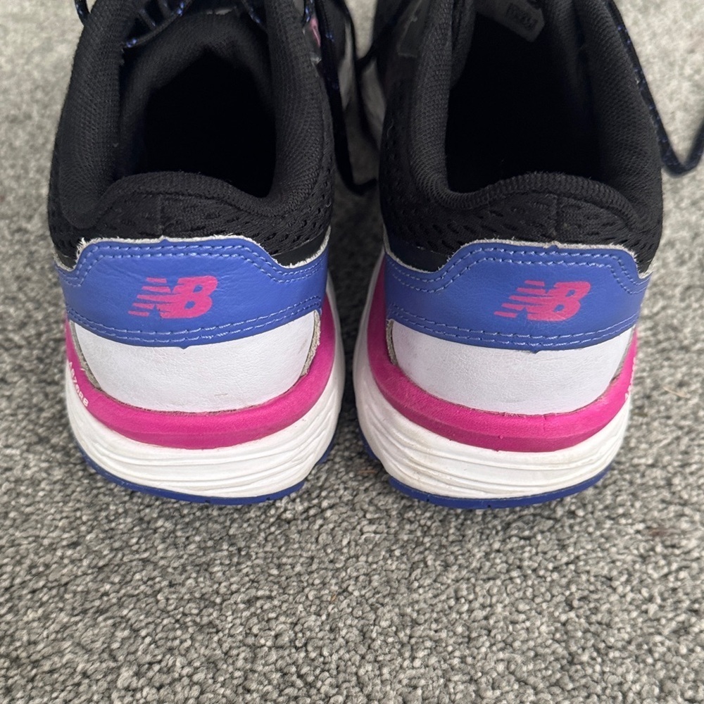 New Balance Women's Black and Purple Athletic Shoes - Picture 3 of 5